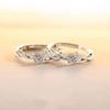 Mingjie Cappuccino Rose Bestie Rings - Women's Pair for Couples, Ideal Christmas Gift