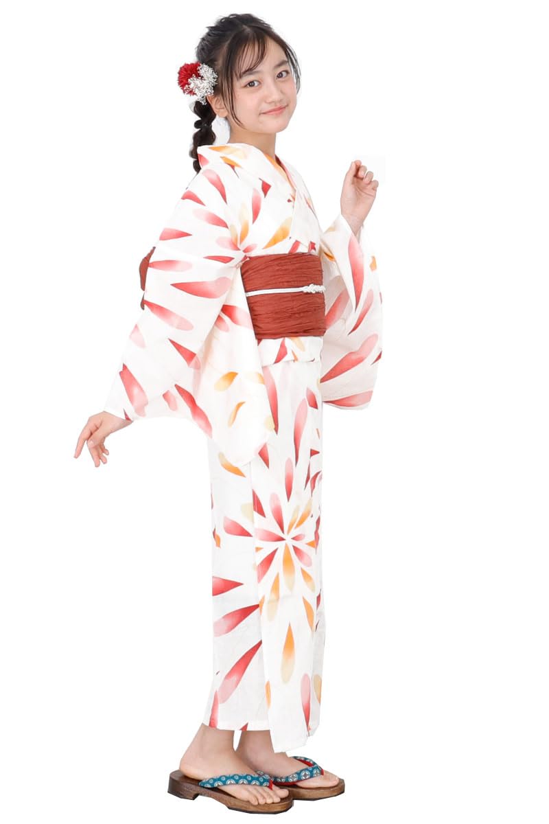 

Кимоно Хироба Юката для размеров 140 и 150 см Размер единый Комплект для девочек и Ю Хлопково-льняной Девочки, (Один взрослый), Комплект из 4 предметов для юниоров, Блестящий-Комплект-1511 серый