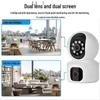 OKAM 2MP HD WIFI Camera with Full Color Night Vision, Dual-Lens PTZ, Waterproof for Indoor/Outdoor Use