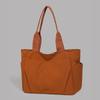 Large-capacity simple casual shoulder bag women's new versatile lightweight tote bag class commuter bag