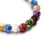 Chakra Reiki Hälsosten Armband Yoga Balans Energi Pärlor Vulkasten Smycken Armring Kvinnor Män
