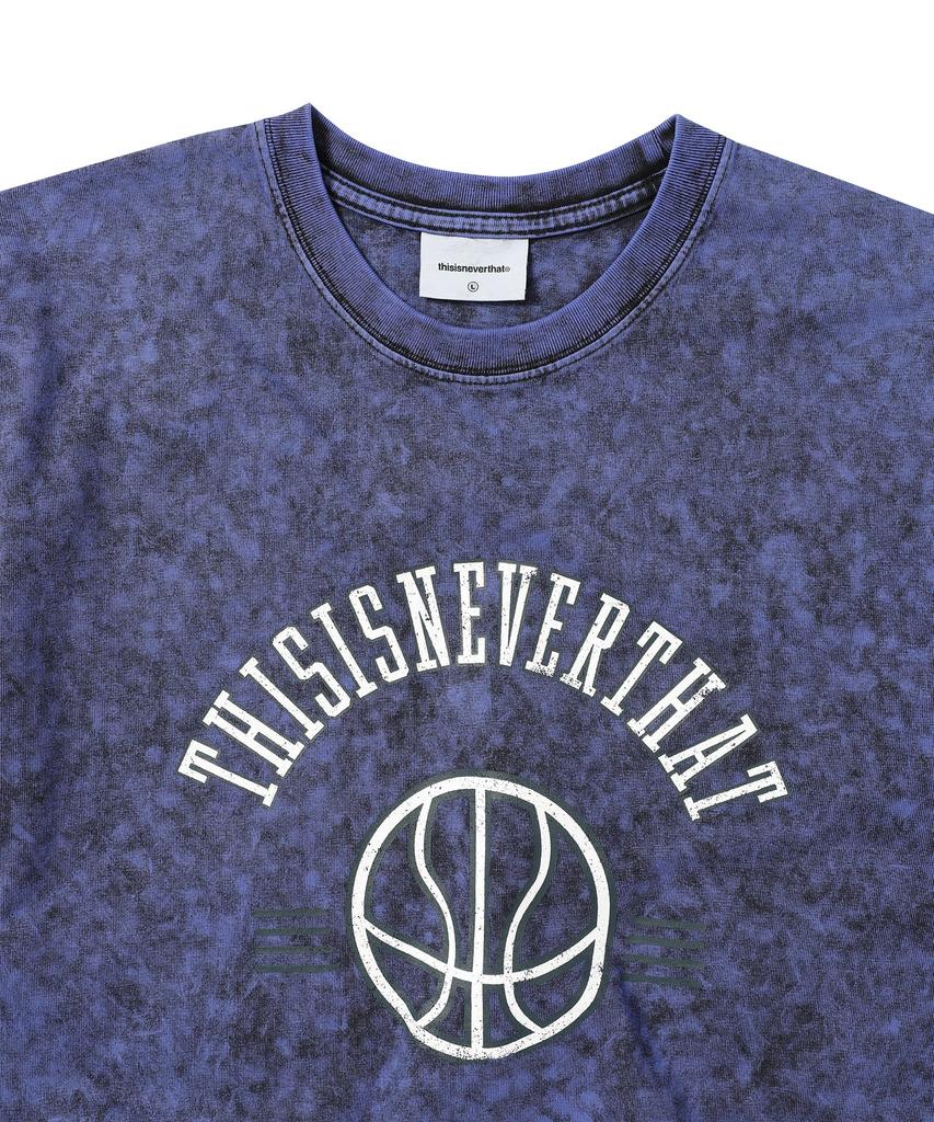 THISISNEVERTHAT Faded Basketball Tee Purple Blue