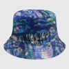 Dye Fisherman Tie Hat Uv Protection Assorted Colors Print Butterfly Cat Cap Leaf
