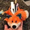 Carine Astucci Peluche Animali del Bosco Creativi Kawaii Volpe Custodia Porta Cancelleria Per Bambini Ottimo Regalo Astuccio