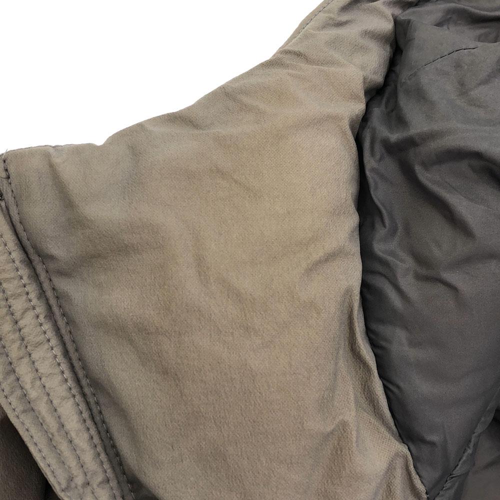Uniqlo Seamless Down Jacket S Gray Double Zip Men's Used