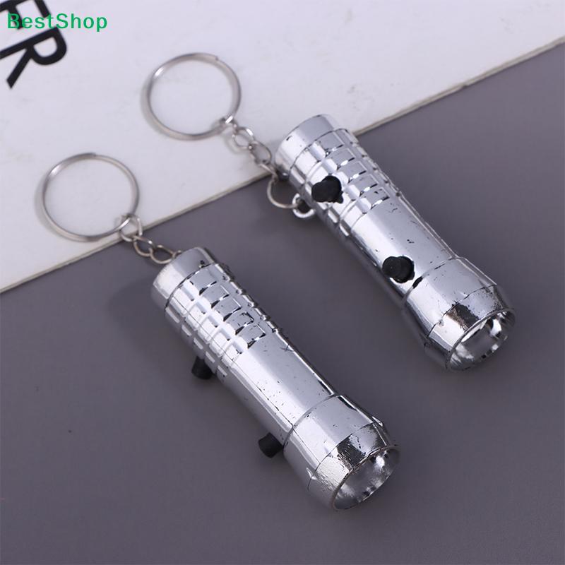 Protable 2 In 1 Mini LED Torch Light /Money Detector Keychain