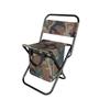 ZISIZ Outdoor Foldable Camping Chair with Backrest & Storage Bag