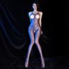 Sexy Oil Lesklý Body Dámské Tělové punčochy Průsvitné Kombinézy bez rukávů Erotické Přiléhavé punčochové kalhoty s rozkrokem