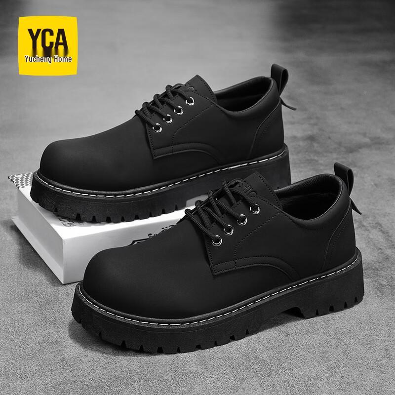 YCA Men s Spring Leather Casual Work Shoes 42