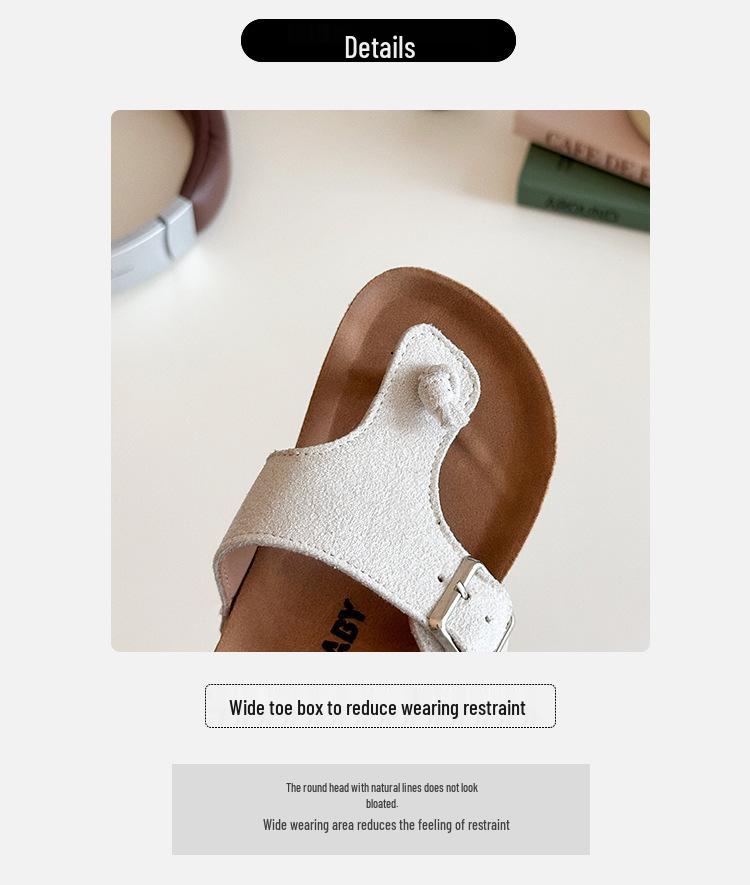 2025 Non-Slip Girls' Flip-Flop Sandals: Summer Beach Shoes with Flat Bottom