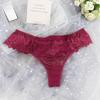 Women Sexy Lace Lingerie Temptation Low-waist Thong Panties Transparent High Quality Embroidery Underwear Female G String