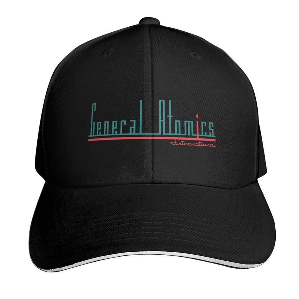 General Atomics Logo Baseball Cap Cosplay black Sun Cap Anime Elegant Womens Hats Unisexs