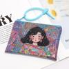 Cartoon Print PVC Coin & Card Holder - Multiple Patterns, Student Small Item Storage Bag