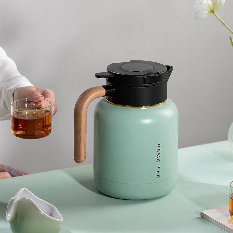 Bama Smart Temperature Display Insulated Tea Pot, 1500ml