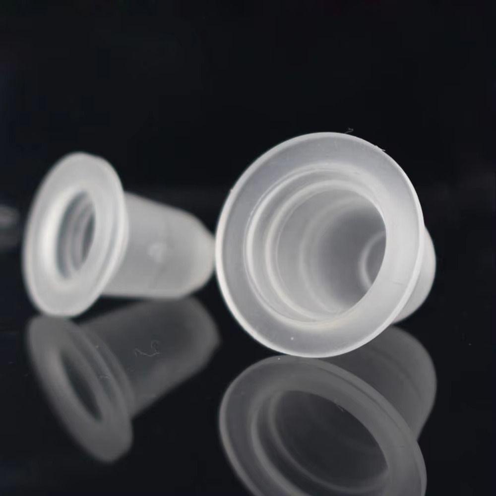 100PCS Disposable Tattoo Ink Cups Silicone Eyelash Extension Glue Tray Tool  Tattoo Accessories