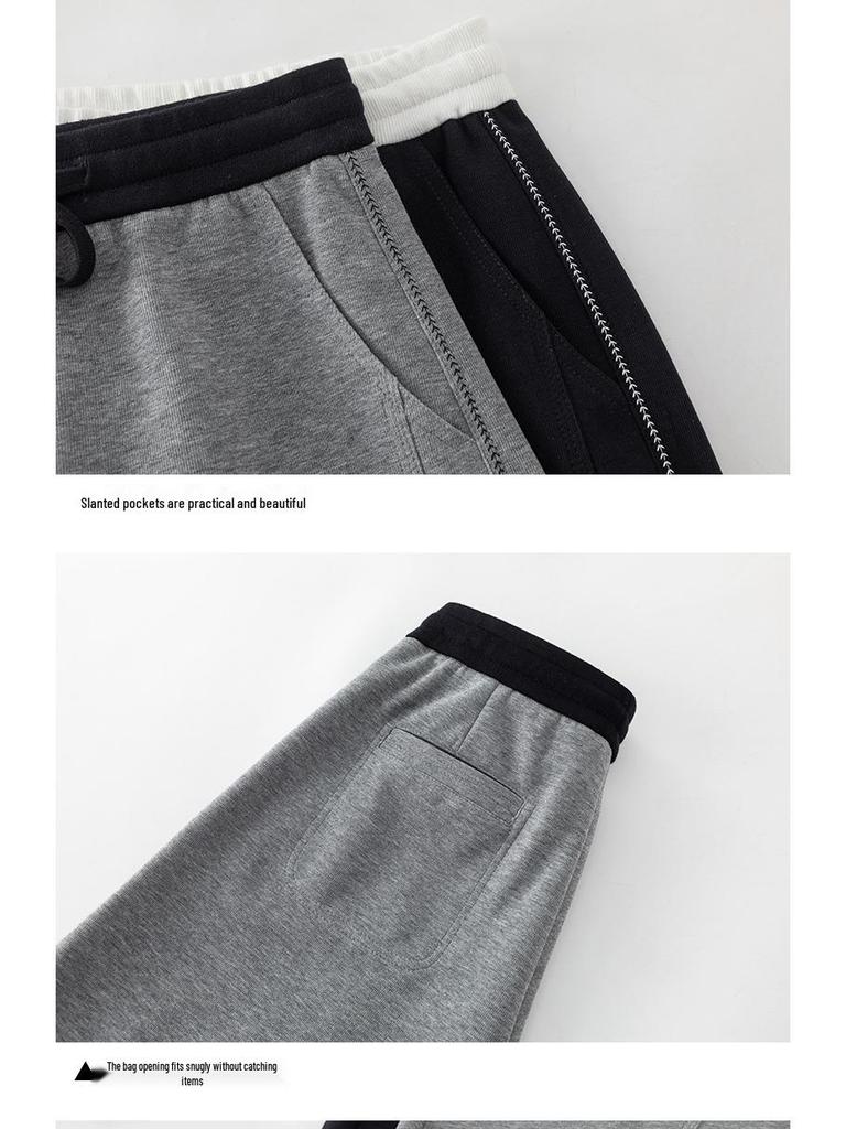 Yi Fei Women's Curved Blade Spring 2026 High-Waist Banana Wide-Leg Sweatpants