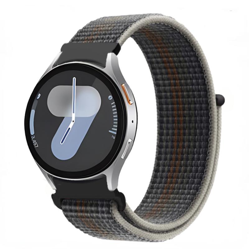 Nylon Loop Band for Samsung Galaxy Watch 7/FE/6 5 4 44mm 40mm Original Wristband for Watch 6 Classic 47mm 43mm/5 Pro 45mm Strap