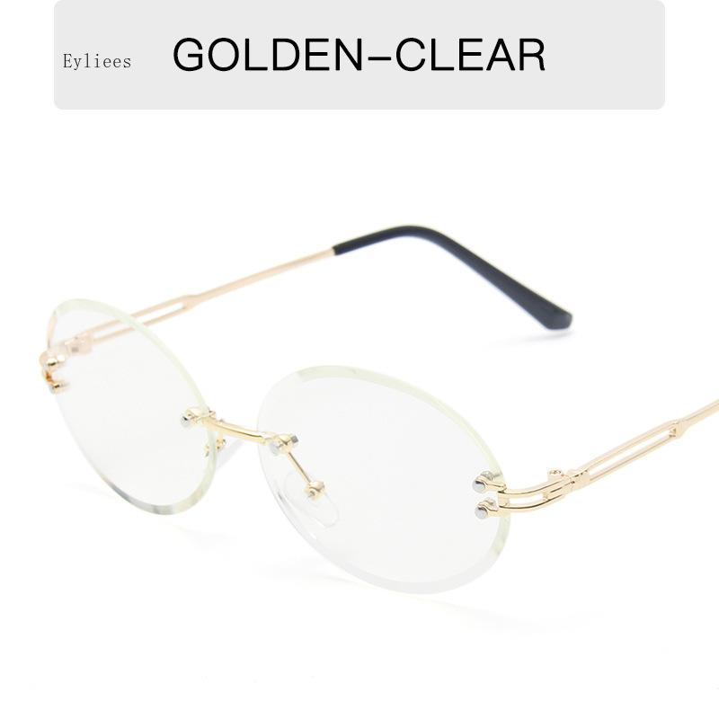 

Женские солнцезащитные очки круглой формы без оправы с огранкой, антибликовые солнцезащитные очки для женщин, винтажные ретро солнцезащитные очки для женщин Gafas De Sol