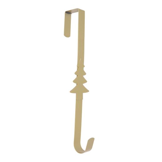 Christmas Wreath Hook Star Snowflake Christmas Tree Elements Metal Door Hanger Over The Door Hooks Hanger