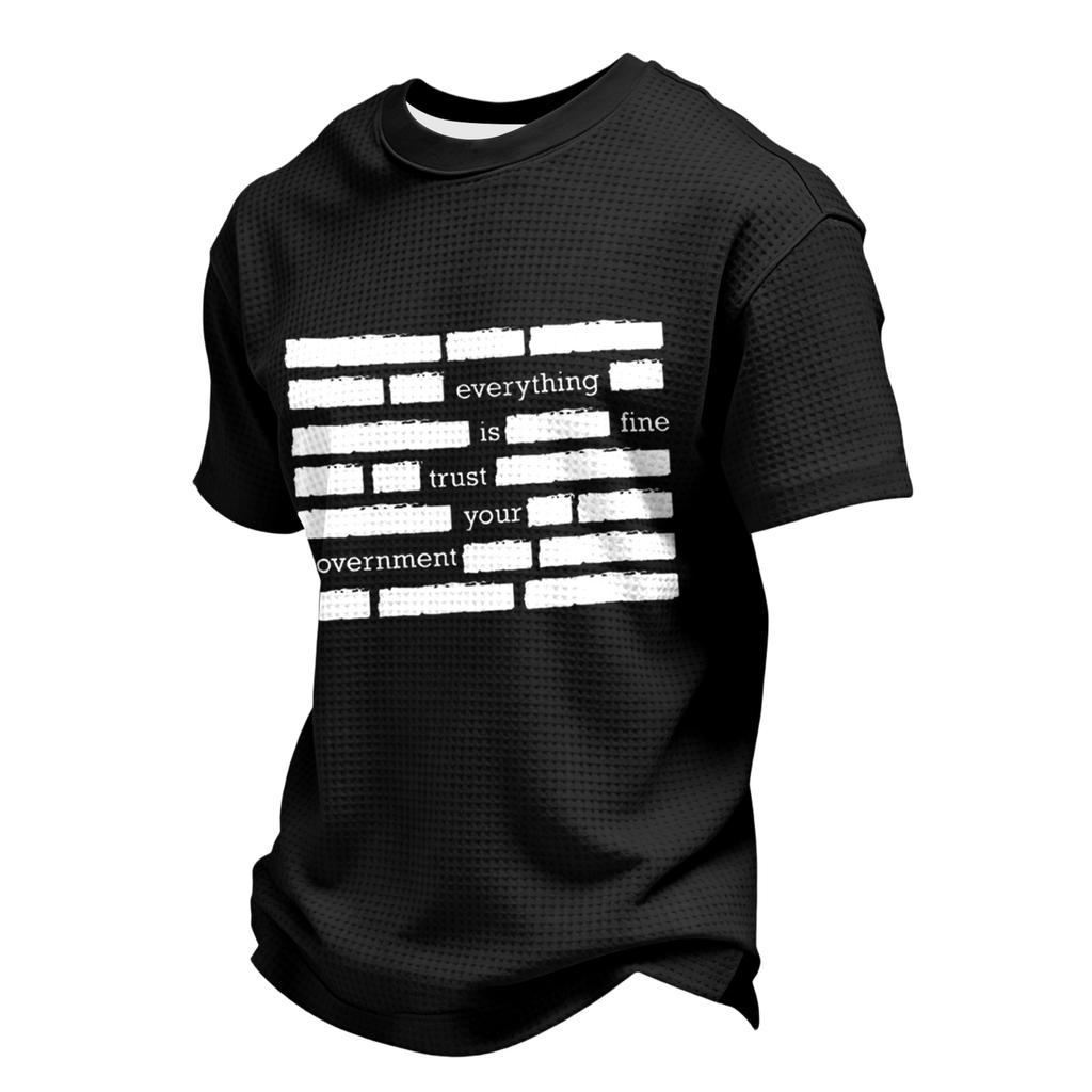 USA Jubiläum Herren Freizeit Pullover mit Buchstabenprint Langarm