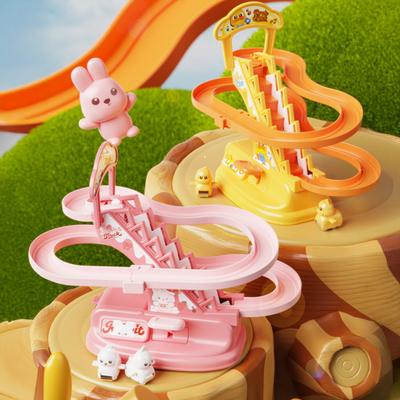 Tier Treppensteig Rutsche Spielzeug Kinder Pädagogisch Zeichentrickente Hase Treppenaufstieg