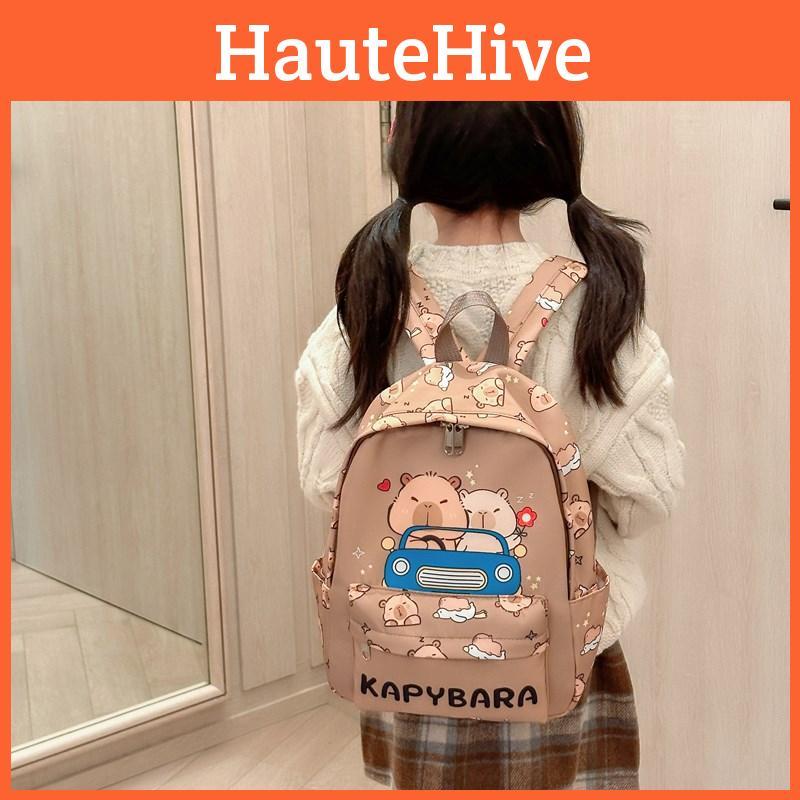 Durable And Playful Kids Cartoon Backpack With Soft Shoulder Straps For Use School