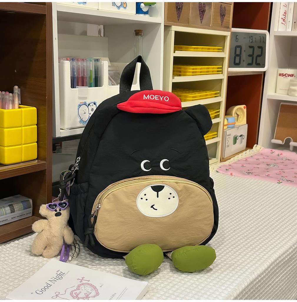 School bag cute casual puppy backpack for women, new lightweight versatile kindergarten backpack, outdoor travel backpack
