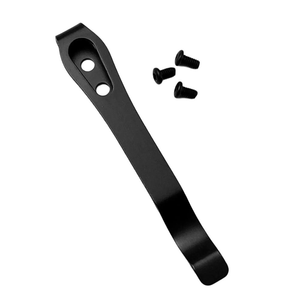 Clip da tasca in acciaio inossidabile, pinza posteriore per strumento da taglio, equipaggiamento EDC, resistenza, attacco per cintura, design antiruggine, strumento di riparazione