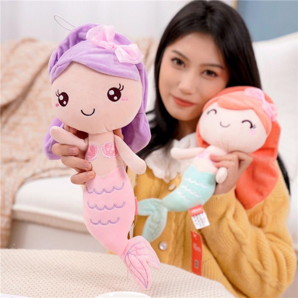 Soft Toy Wedding Party Decor Mermaid Plush Dolls Princess Style Plush Toy Mermaid Stuffed Toy