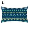 1PC Home Decor Cushion Cover Protector Teal Blue Rectangular Lumbar Pillowcase Pillow Case 30x50cm