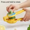 Manual Citrus Juicer with Long Handle BPA-Free Fruit Press for Lemon