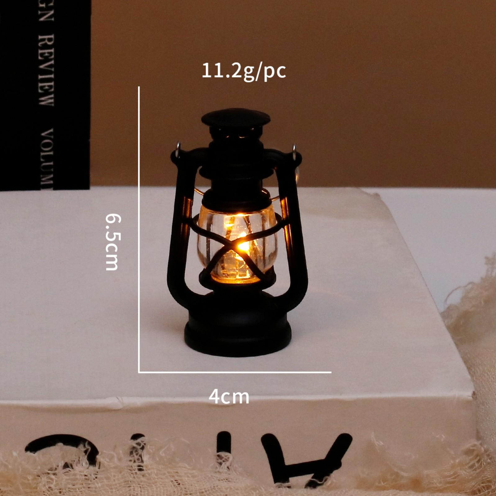 

Электронная светодиодная лампа со светодиодной подсветкой, винтажная ручная лампа для кемпинга, керосиновая лампа, рождественский декоративный свет One Size