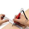 Graphite Marking Pencil with Lock Buckle Extended Pen Holder Durable Anti-drop Pen Sleeve Woodworking Marking Tool