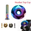 Mountain Bike Road Bike MTB Aluminum Alloy Bike Stem Cap Bicycle Headset Bicycle Bowl Cover Fork Top Cap