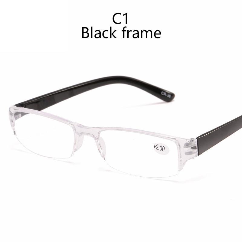 Small Square Reading Glasses Color Enhanced Fall Resistant Durable Presbyopia Glasses for Women Men