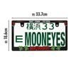 Set of 2: New Standard Rat Fink 3D Face Logo License Plate Frames (MG062BKRF)