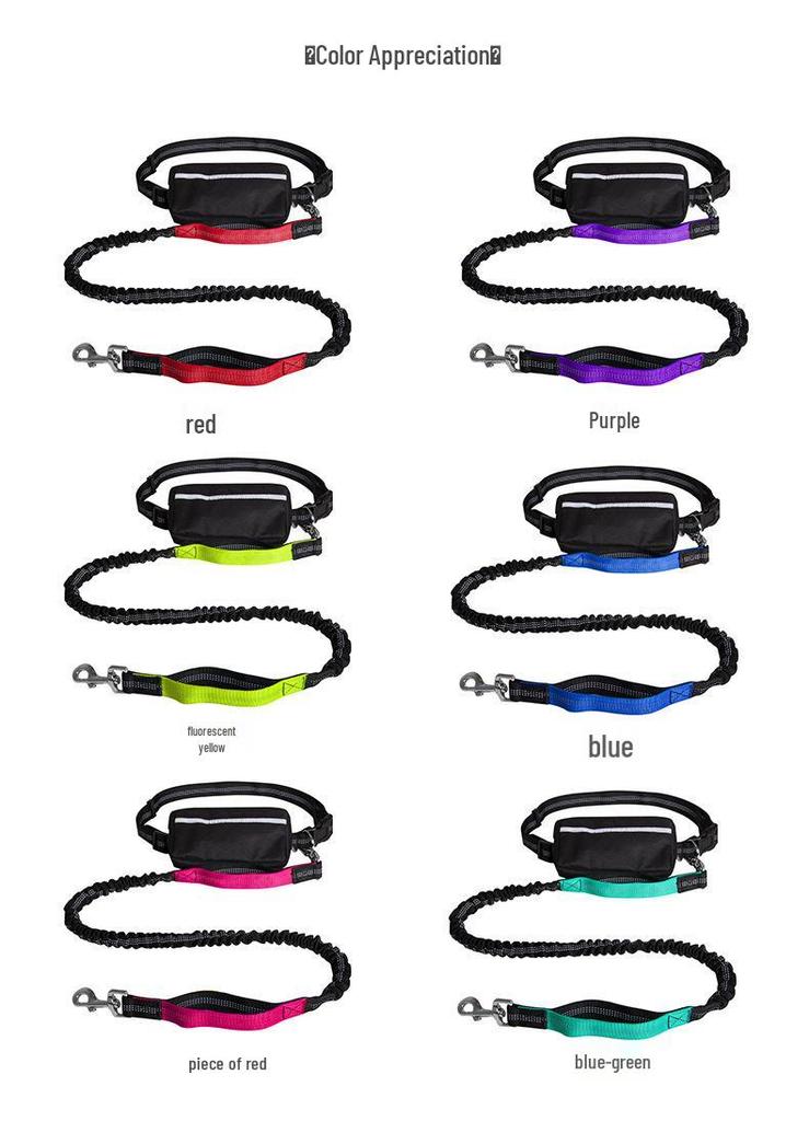 New Dog Sports Waist Pack with Multi-Purpose Running Leash Set