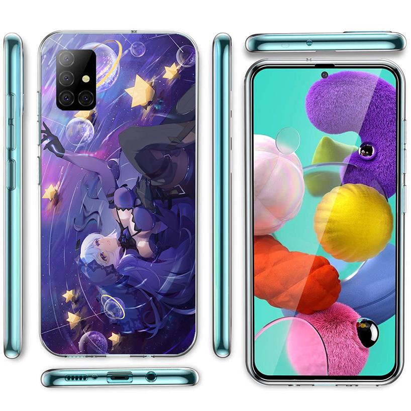 Honkai Star Rail Black Swan Cover Phone Case For Samsung Galaxy A12 A22 A32 A52 A72 A02S Phone Case Note 20 Ultra 10 S10 Plus A5