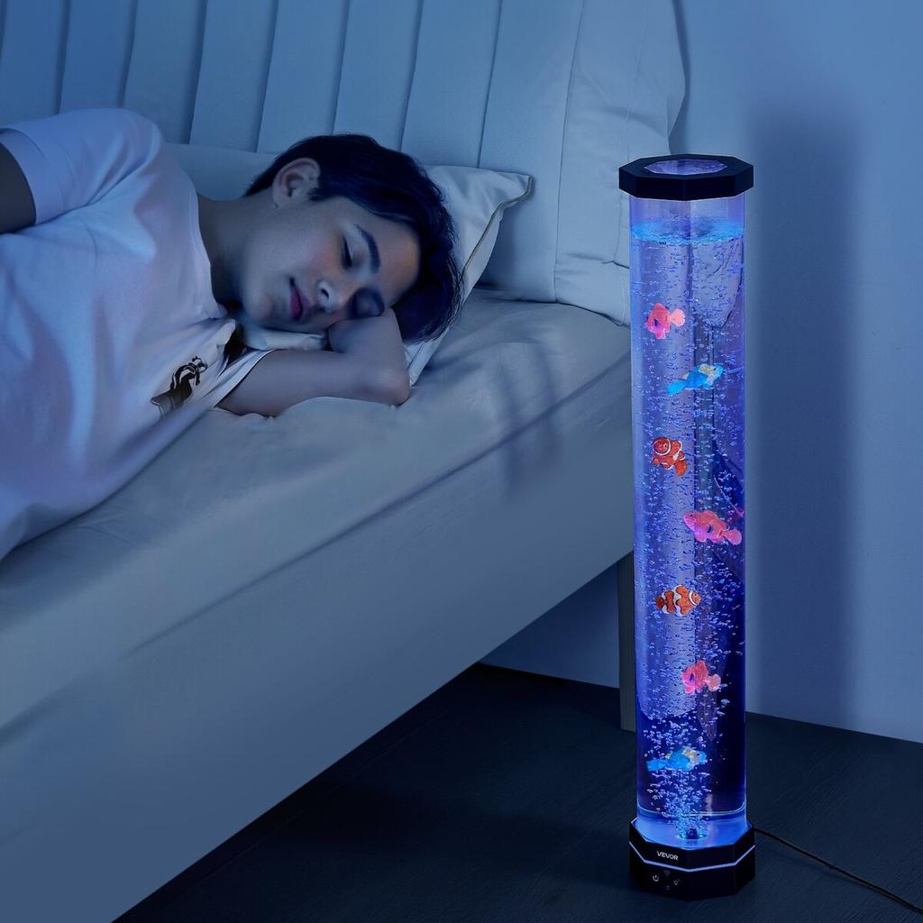 Blasensäulenlampe 16 Farben 80 cm Sensorisches Aquariumlicht zur Entspannung Beruhigend