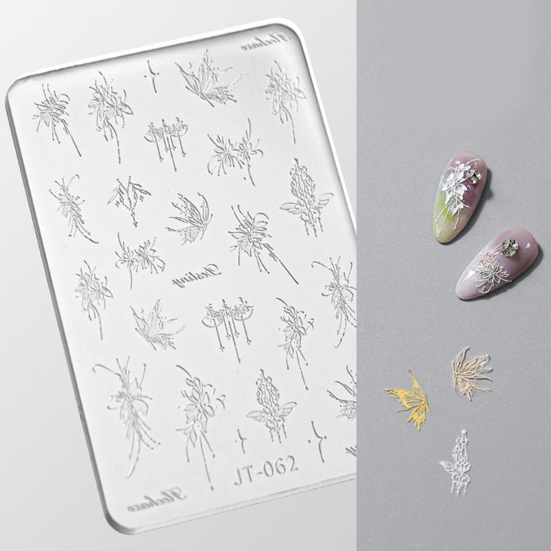 Crystal Silicone Nail Mold Nail Decors Molds Silicone Stamps Nail Decors Mould Nail Decors Stamping Tools for Nail Decor