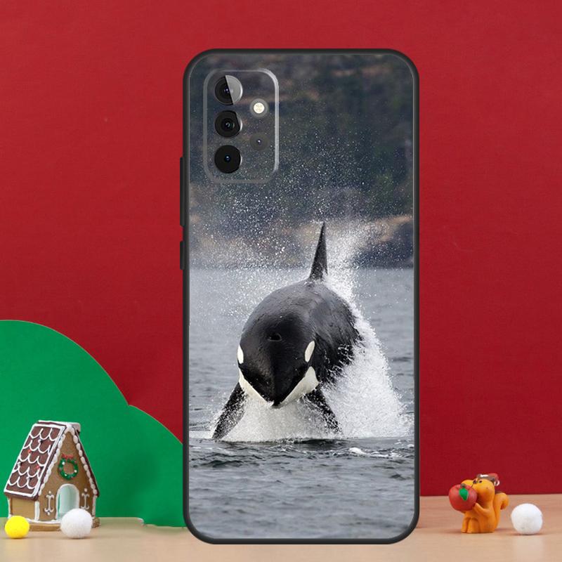 Killer Whale Orca Case For Samsung Galaxy A55 A52 A32 A12 A33 A06 A16 A26 A36 A56 A15 A53 A13 A34 A54 A14 A17