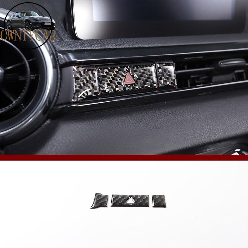

Soft carbon For Mazda MX-5 NC 2016-23 Car Center Control Dashboard Steering Wheel Door Armrest Decoration Sticker Accessories 4