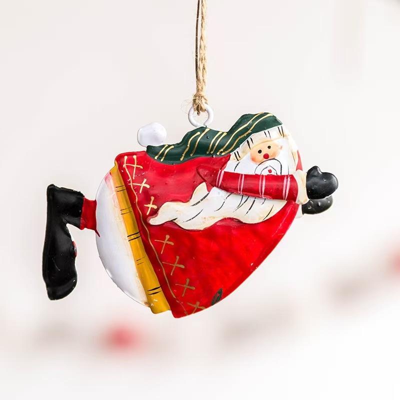 1PCS Acrylic Vintage Angel Hanging Decor Christmas Ornaments Santa Claus Xmas Tree Hanging Ornament 2026 Navidad Party Decor