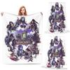 Game World Of Warcraft  Blankets Fleece Sofa Throw Blanket Multi-function for Couch Bedding Outdoor Throws Bedspread Quilt