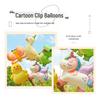 Matte Animal-Shaped Balloon Clips for Kindergarten Activity Decor