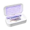 Nail Tool Sterilizer Box Nail Salons Nail Tool Disinfects Container Nail Tool Disinfectant Box for Nail Salons