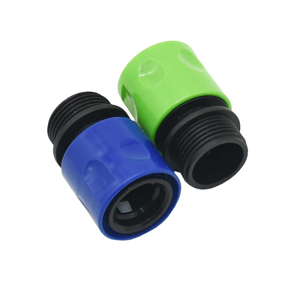 Garden 3/4 Inch Thread Quick Connector Male 3/4 Female Water Gun Connector Watering Hose Fitting 1Pcs