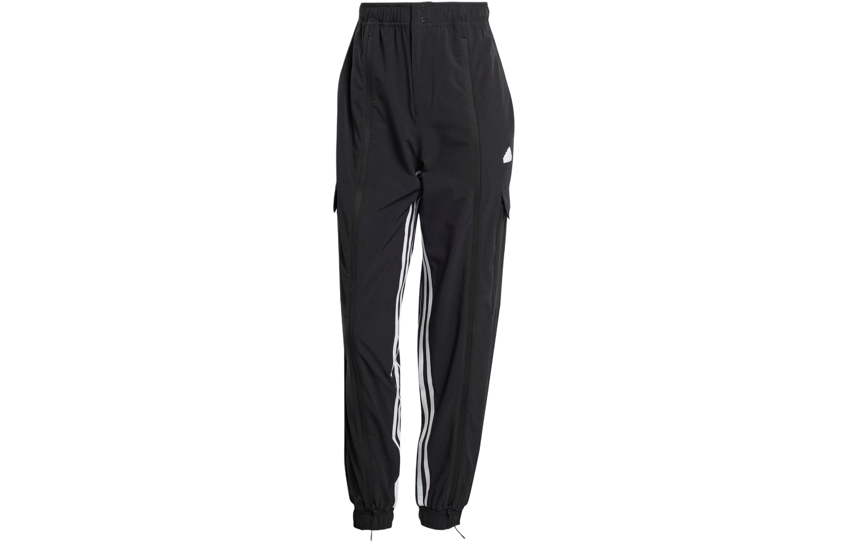 Adidas Dance All Gender Versatile Woven Cargo Tracksuit Bottoms Woven Sweatpants Women s Black IN1826 L