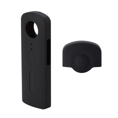 Protective Silicone Cover with Lens Cap for Ricoh Theta V 360-Degree Camera
