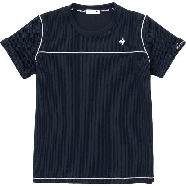 

Coq Heranka Вафельный с коротким рукавом Свитшот Быстросохнущий Защита от УФ-лучей QMWWJA04 NV [Le Sportif] Футболка, Впитывающая, Сушащая, Эластичная, (UPF), Простой, Женский,